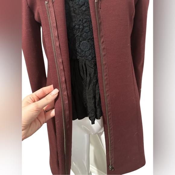 MONACO JACKET BURGUNDY XS - Picture 2 of 5